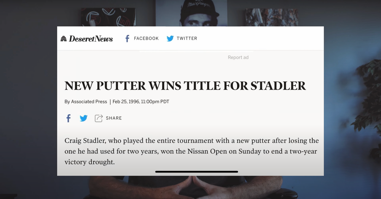 NEW PUTTER WINS TITLE FOR STADLER