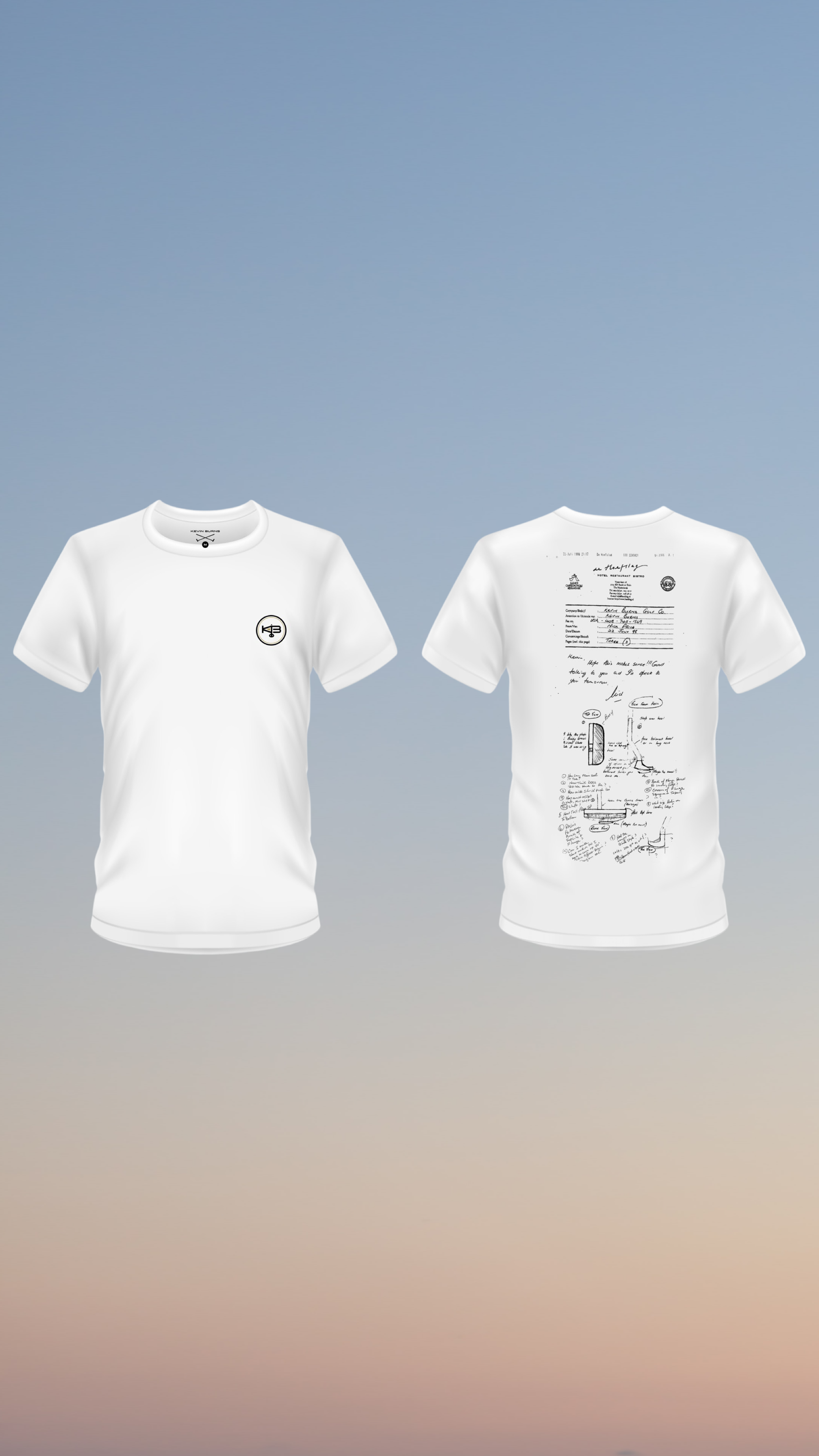 Putter Rendering T-Shirt, White
