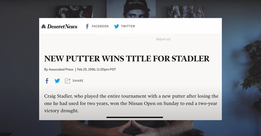 NEW PUTTER WINS TITLE FOR STADLER