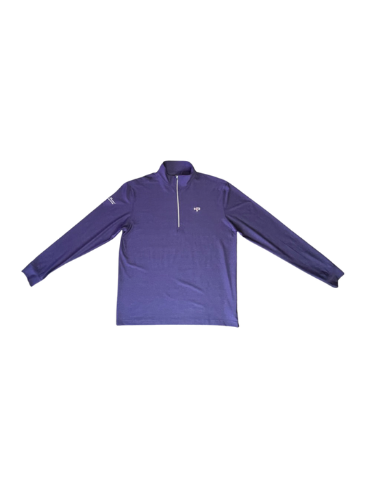Crusher 1/4 Zip Jacket, Indigo Blue