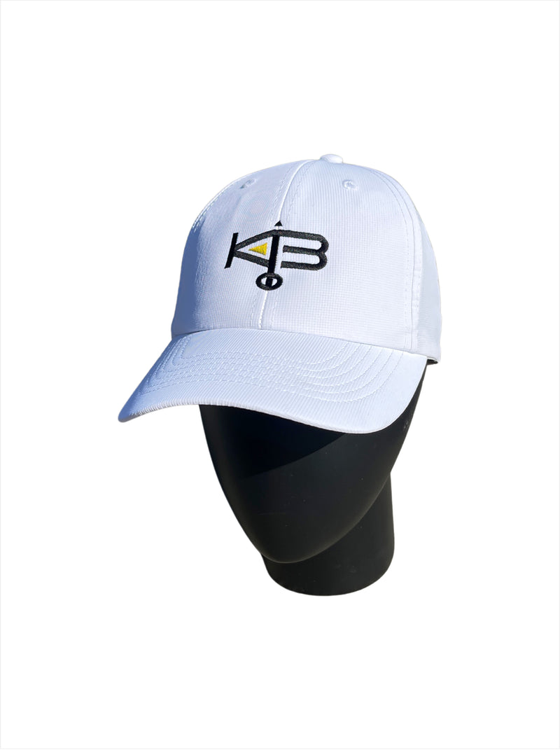 Topi Performa Putih (Terstruktur)