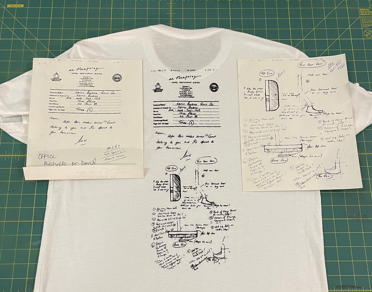 Putter Rendering T-Shirt, White